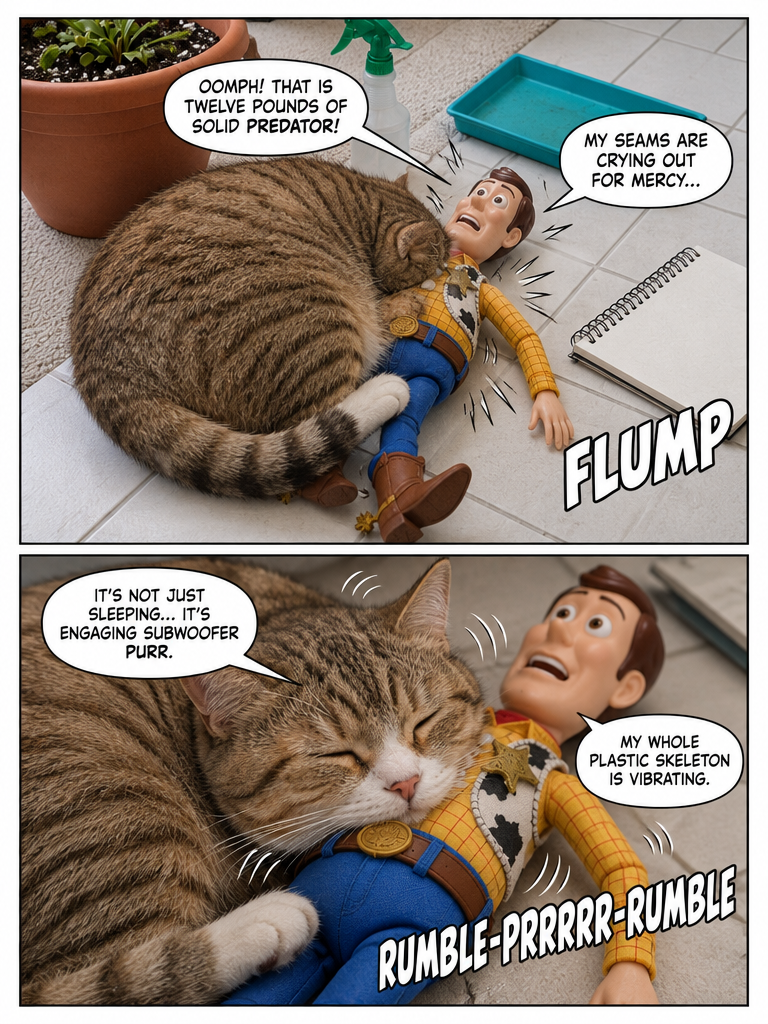 Sheriff Woody: The Feline Cushion (page 3 of 4)