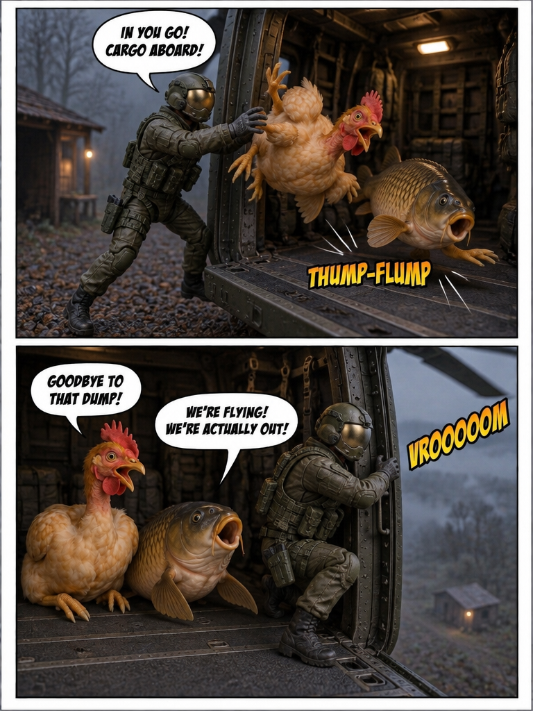Extraction Flight (page 3 of 4)