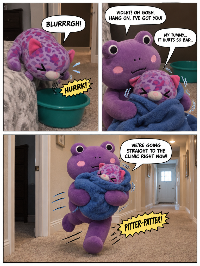 Violet's Upset Tummy (page 2 of 4)