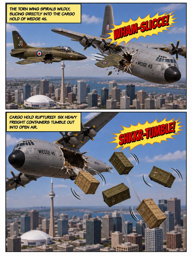 Airborne Cascade Over Toronto (page 2 of 4)