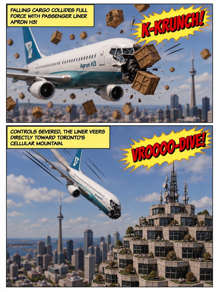 Airborne Cascade Over Toronto (page 3 of 4)