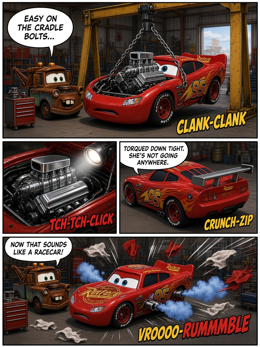 McQueen going to rust-eze racing center (page 2 of 4)