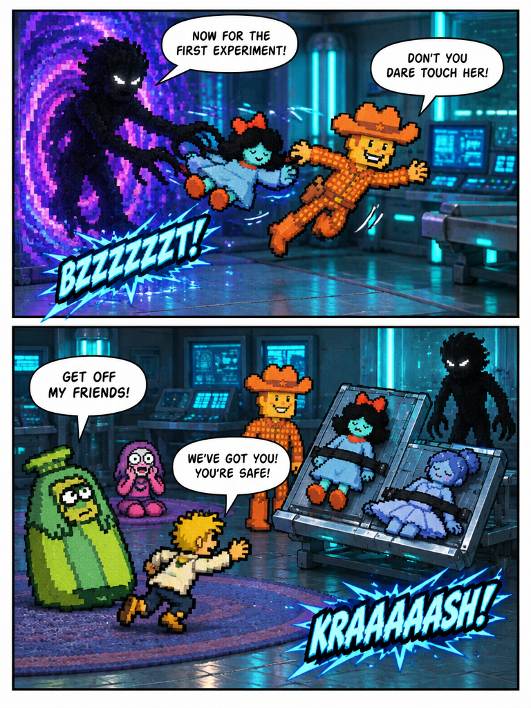 Shadow Kidnapping and the Lab Rescue (page 3 of 4)