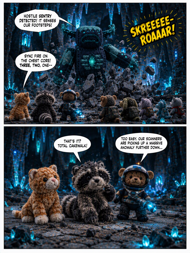 Depths of the Twisted Galaxy (page 2 of 4)