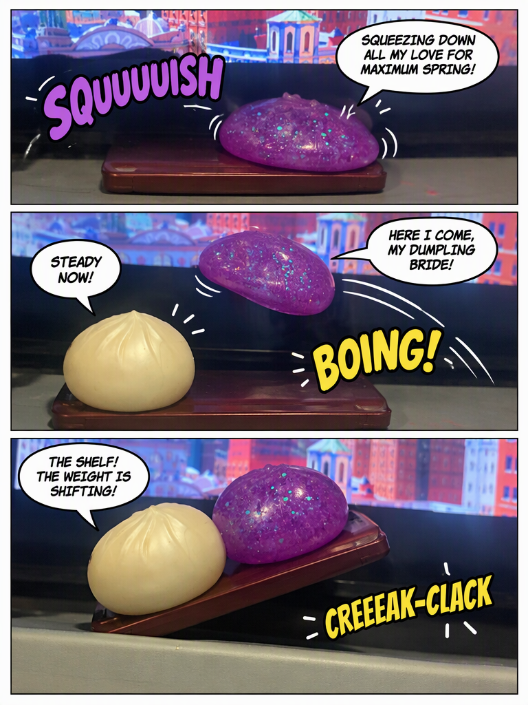 Squishy Vows on the TV Ledge (page 2 of 4)