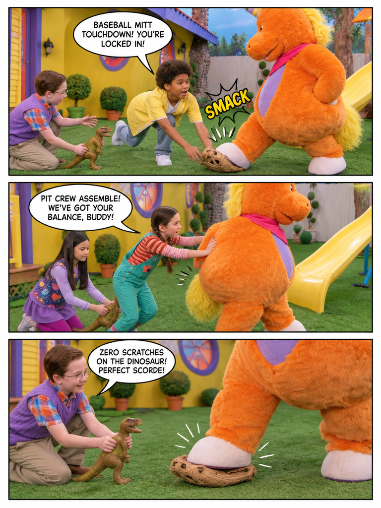 Dinosaur rodeo in the Courtyard (page 3 of 4)