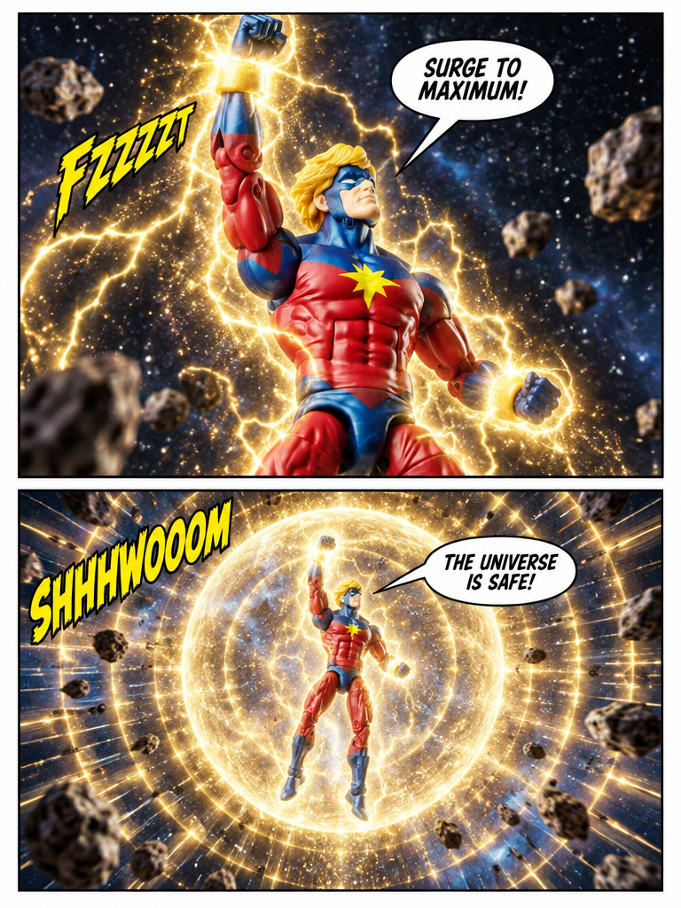 Captain Marvel -   The Noble Protector of the Cosmos - Comic Story - part 1 (page 3 of 4)