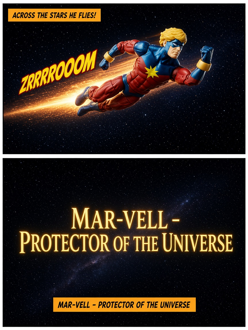 Captain Marvel -   The Noble Protector of the Cosmos - Comic Story - part 1 (page 4 of 4)
