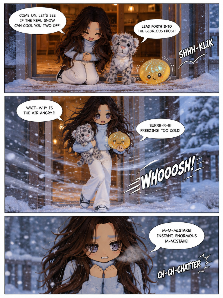 Midnight Snowfall and the Static Hug (page 3 of 4)