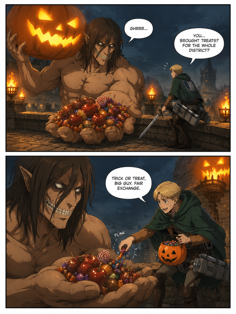 A Titan's Halloween Night (page 3 of 4)
