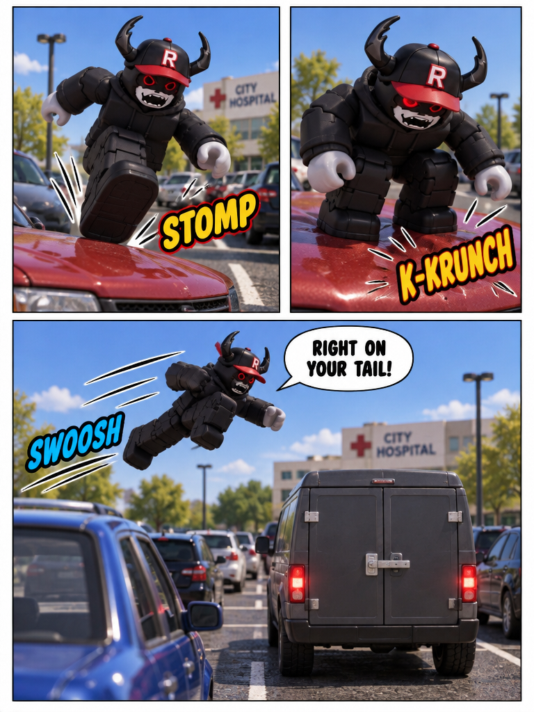 Parking Lot Pursuit (page 2 of 4)