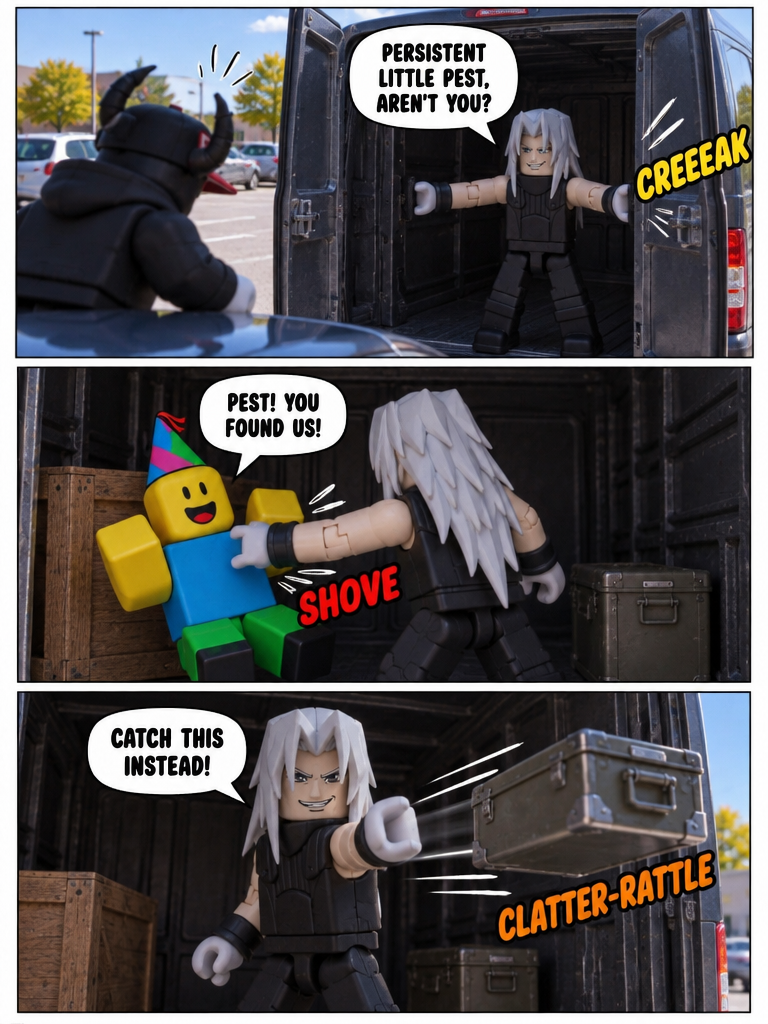 Parking Lot Pursuit (page 3 of 4)