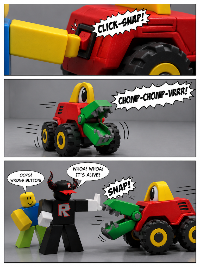 Tussle for the Toy Digger (page 2 of 4)