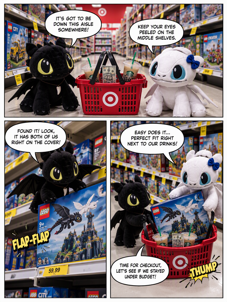 Target Spree with Toothless and Luna (page 2 of 4)