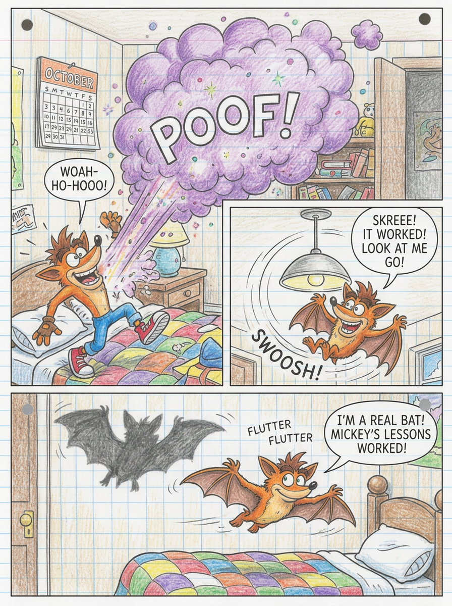 Flight School for Marsupial Vampires (page 3 of 4)