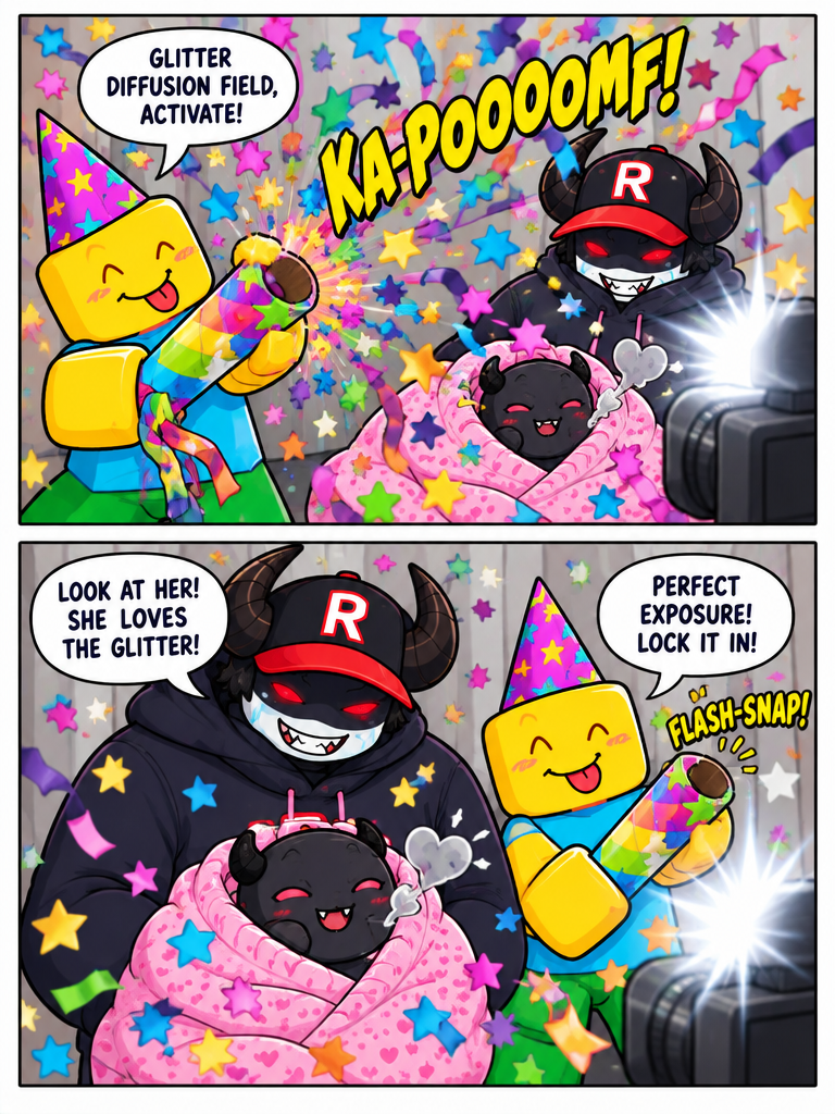 Glitter, Horns, and Glitch (page 3 of 4)