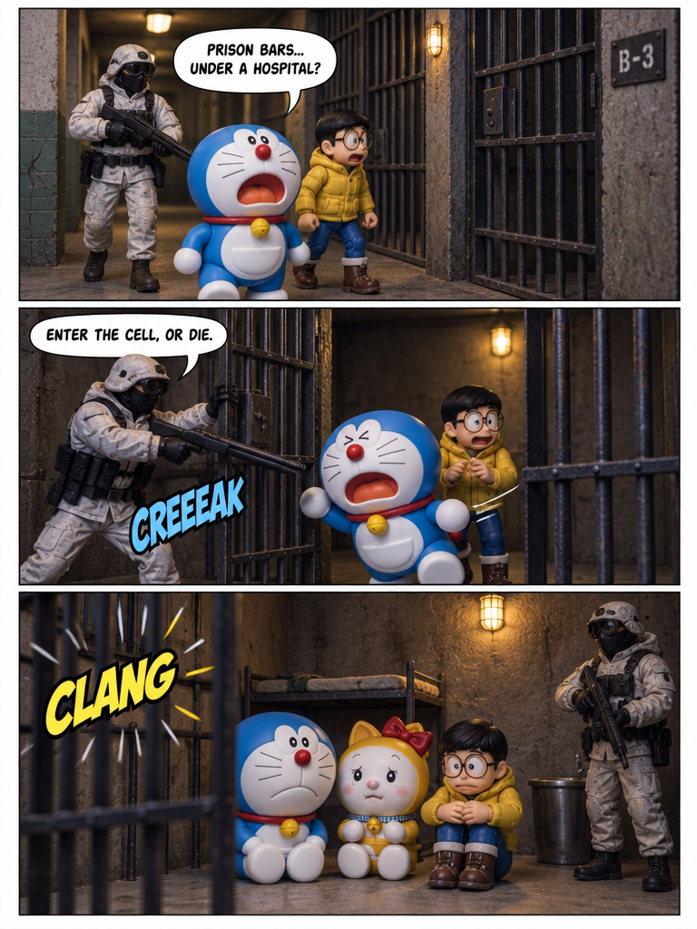 doraemon zombie apocalypse S1 episode 8Hidden Cell (page 3 of 4)