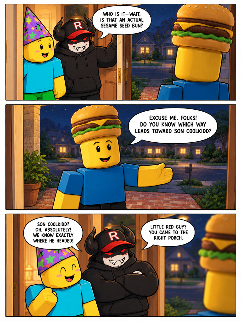 A Visitor with a Burger Hat (page 2 of 4)