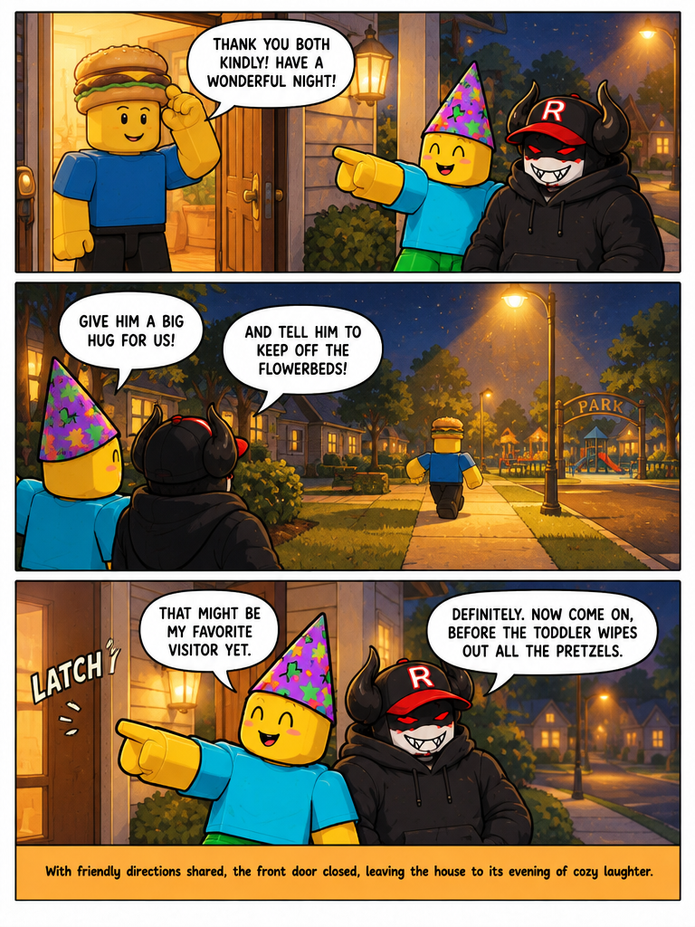 A Visitor with a Burger Hat (page 4 of 4)