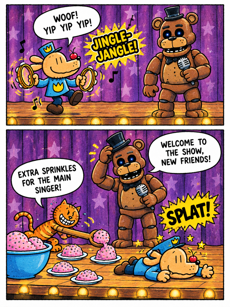 Dog Man: Portal Jump to Freddy's! (page 3 of 4)