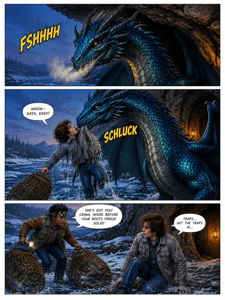 Hunger at the River Weir (page 3 of 4)