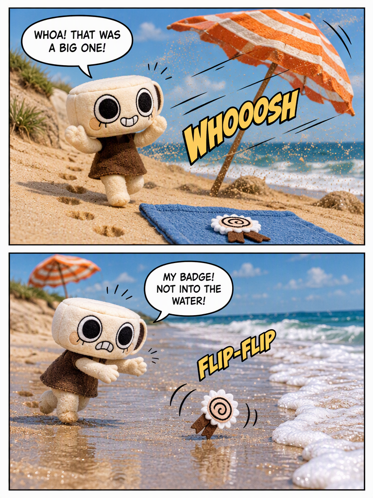 Shelly's Windy Beach Day (page 2 of 4)