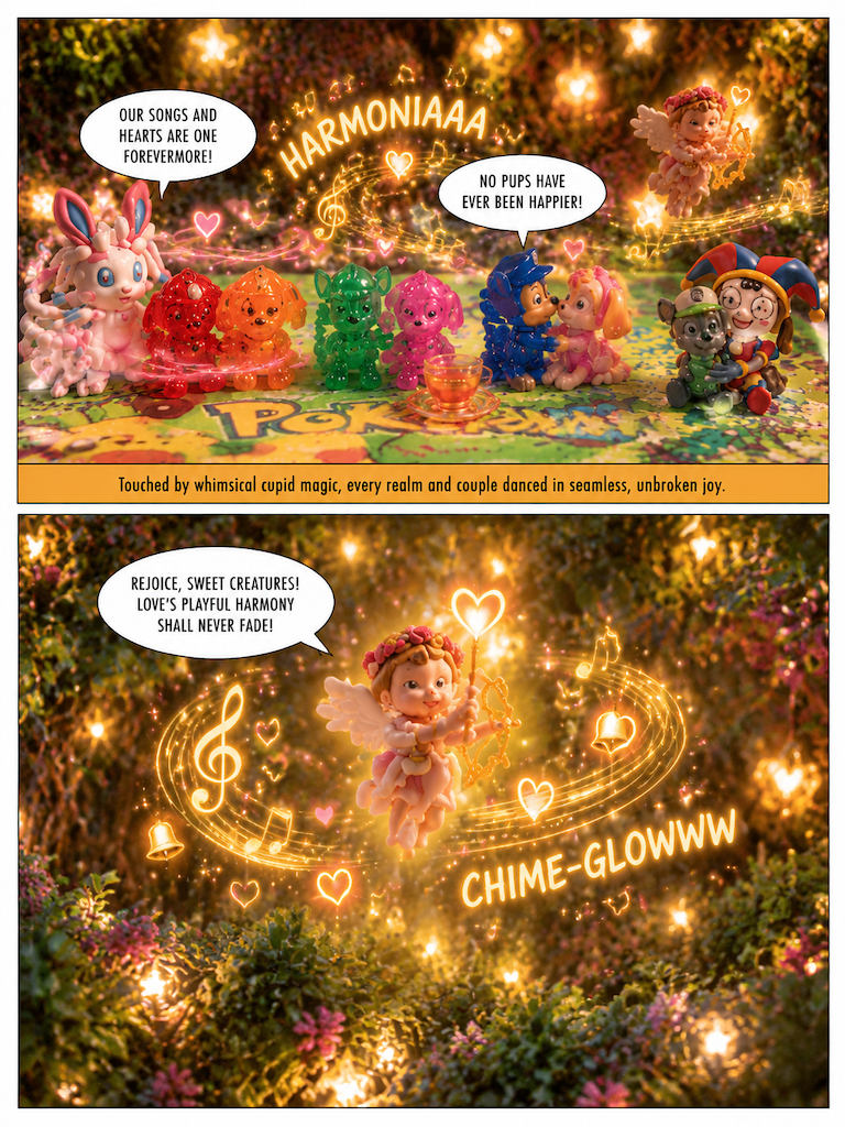 Cupid's Whimsical Tri-Spell Harmony (page 4 of 4)