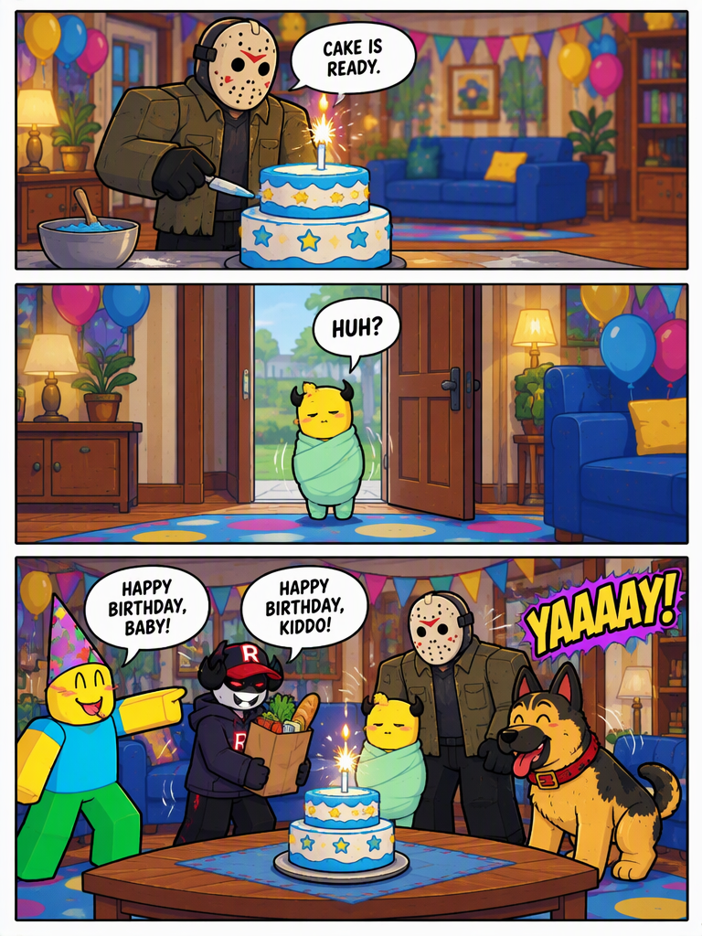 Baby Noob's Birthday Surprise (page 2 of 12)