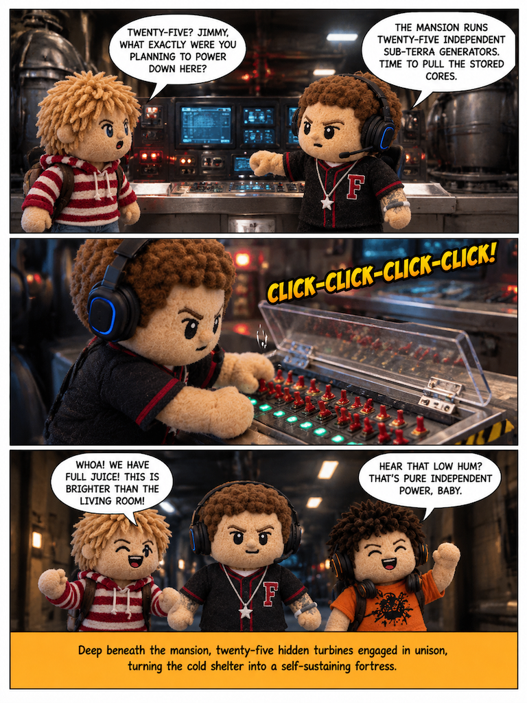 Bunker Lockdown and Stored Power (page 2 of 4)