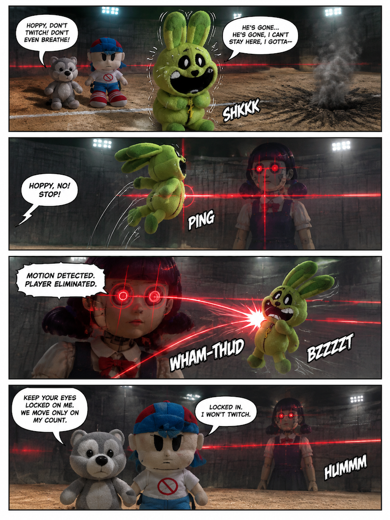 Red Light, Green Light Plush Gauntlet (page 2 of 4)