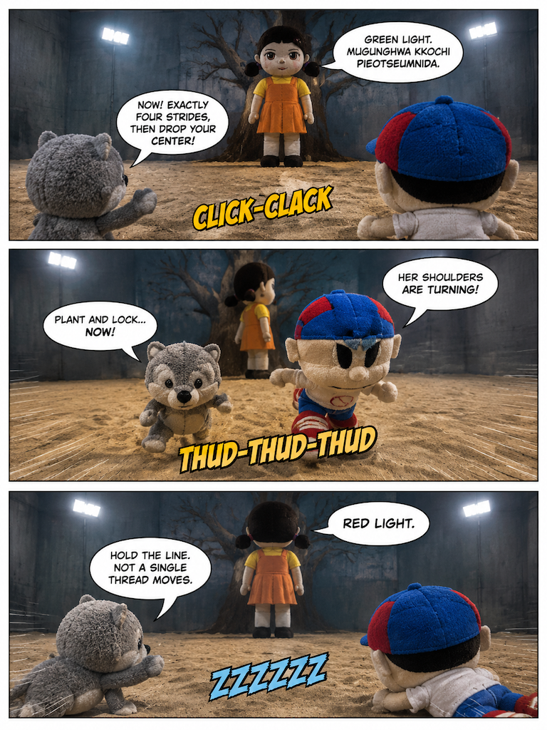 Red Light, Green Light Plush Gauntlet (page 3 of 4)