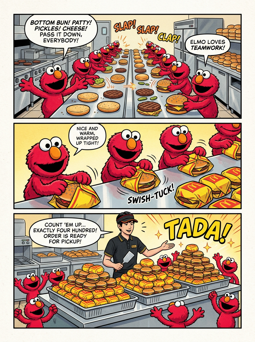 Four Hundred Burgers for the Toy Army (page 3 of 4)
