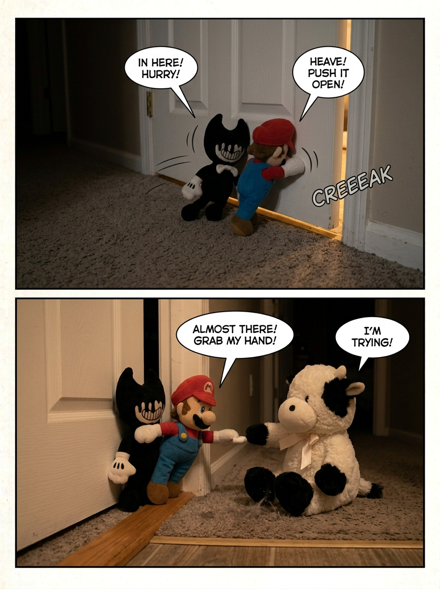 Through the Basement Door (part six of don’t run) (page 2 of 4)