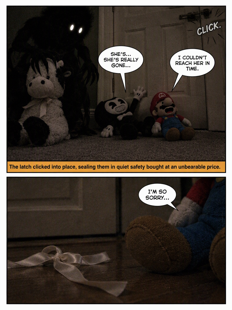 Through the Basement Door (part six of don’t run) (page 4 of 4)
