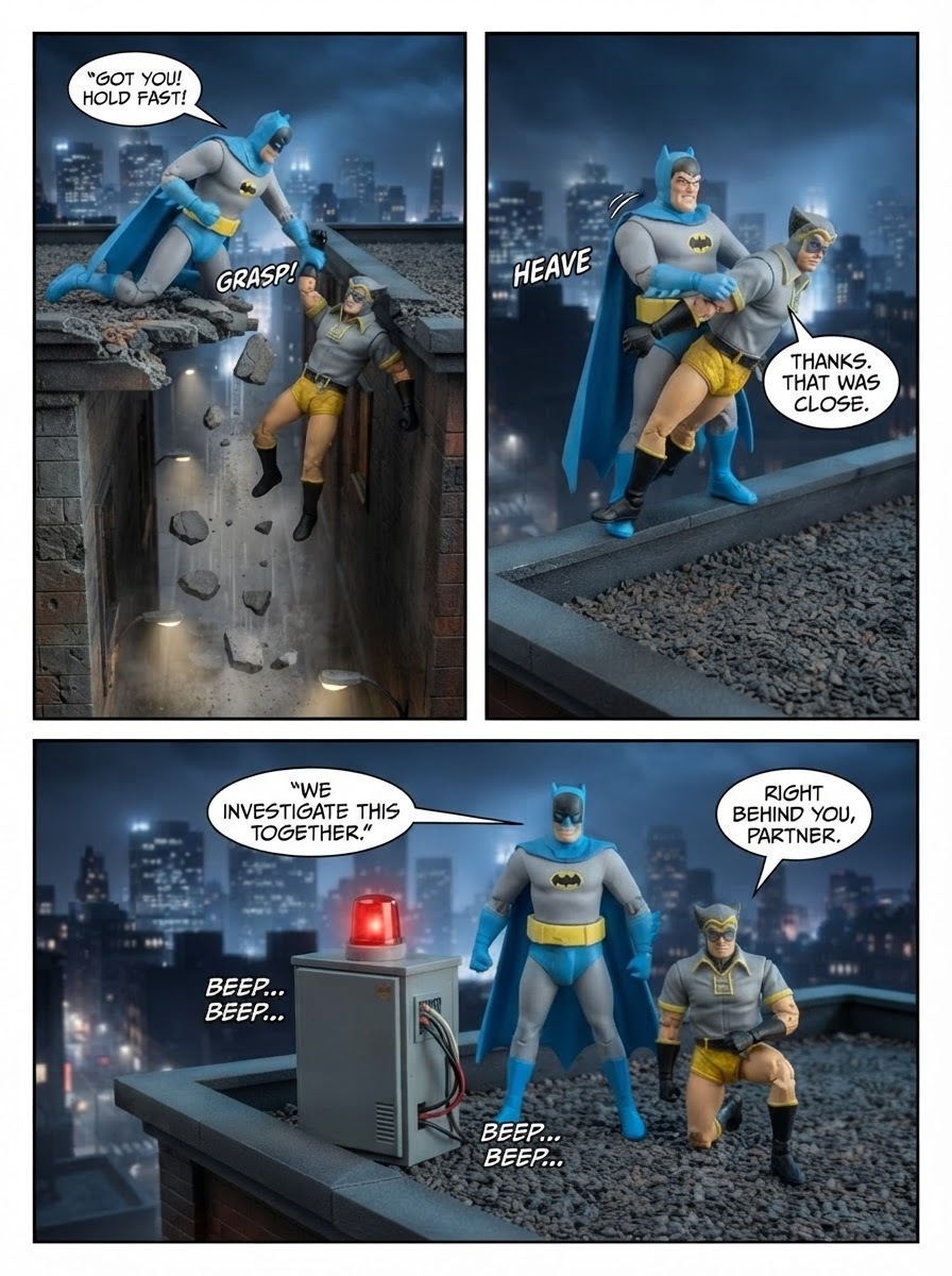 Batman Vs Nite Owl - A Leap into Alliance 💬Comic Story ;part2 (page 4 of 4)