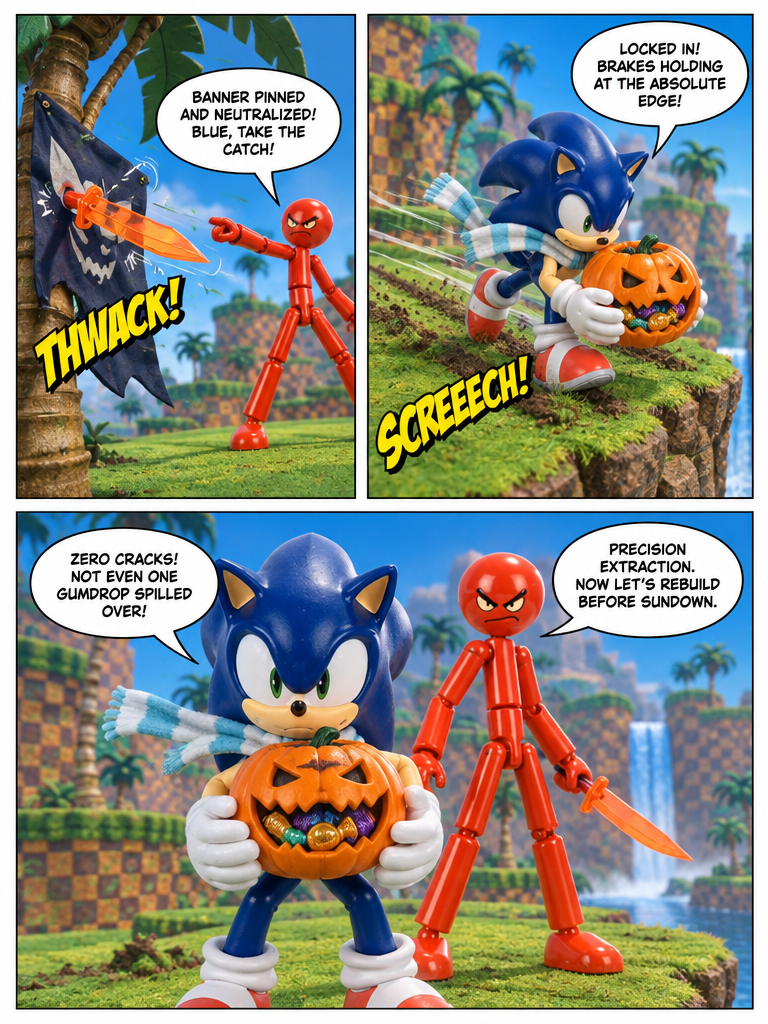 The Adventures of Red and X: Halloween Party (page 3 of 4)