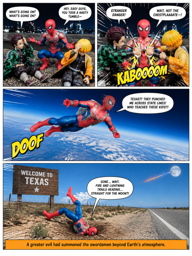 Cosmic Clash on the Lunar Surface (page 3 of 4)