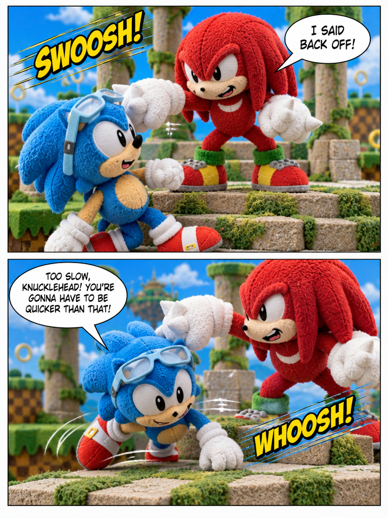 sonic the Hedgehog adventures issue 6#Clash on Angel Island (page 2 of 4)