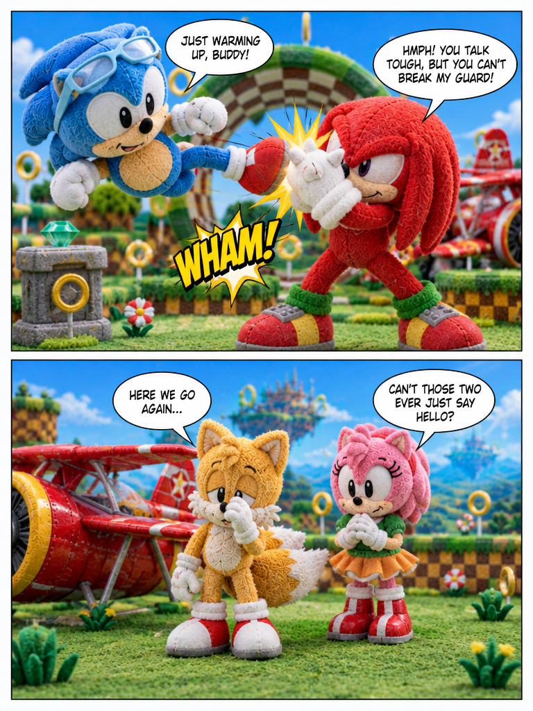 sonic the Hedgehog adventures issue 6#Clash on Angel Island (page 3 of 4)