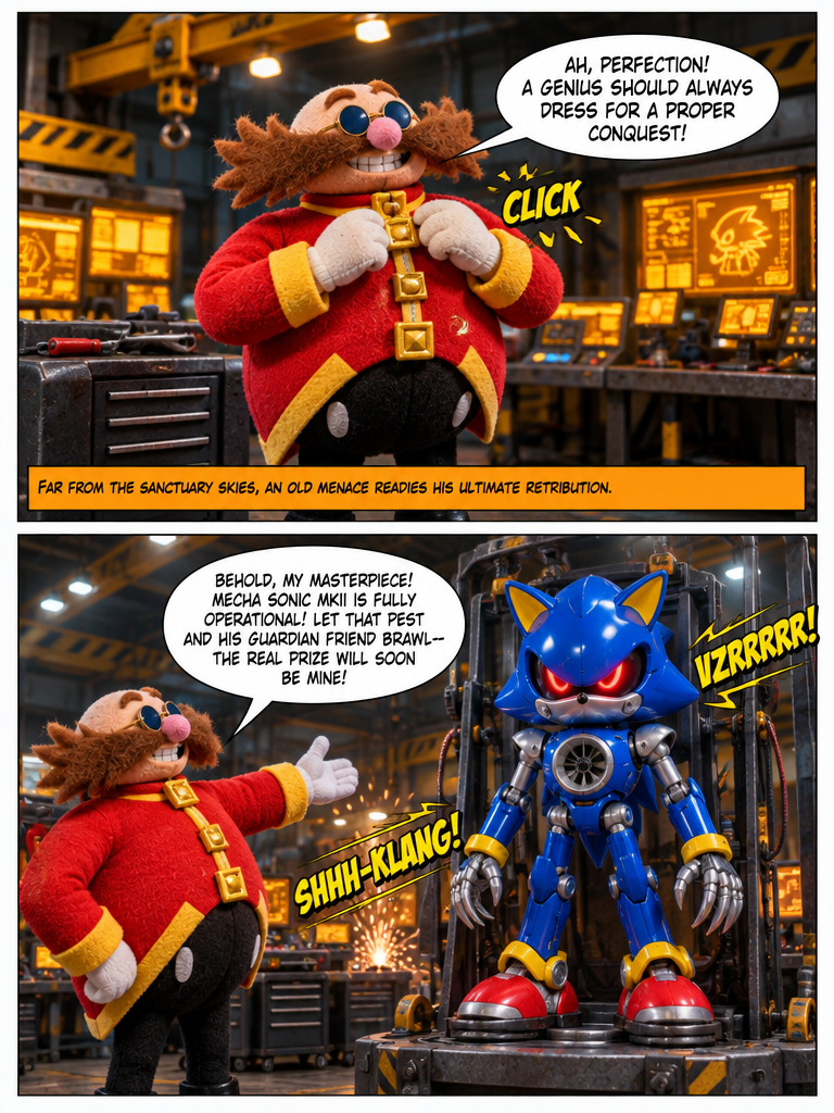 sonic the Hedgehog adventures issue 6#Clash on Angel Island (page 4 of 4)