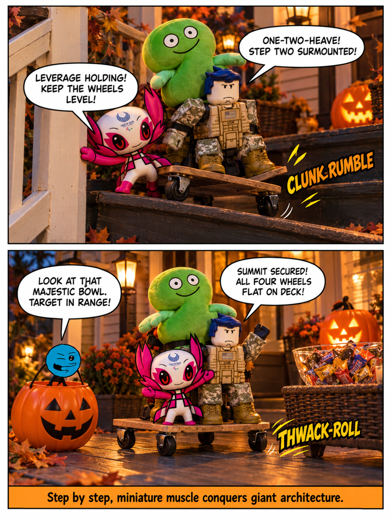 Porch Assault on Stairway One (page 3 of 4)