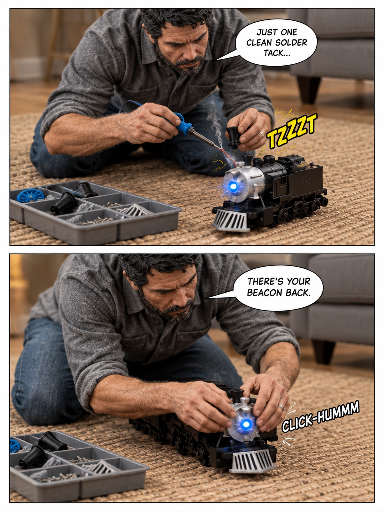 The Dad Repairs The Toys (page 4 of 8)
