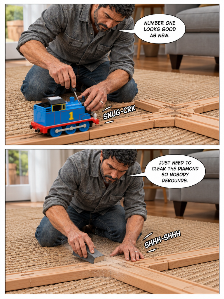 The Dad Repairs The Toys (page 6 of 8)