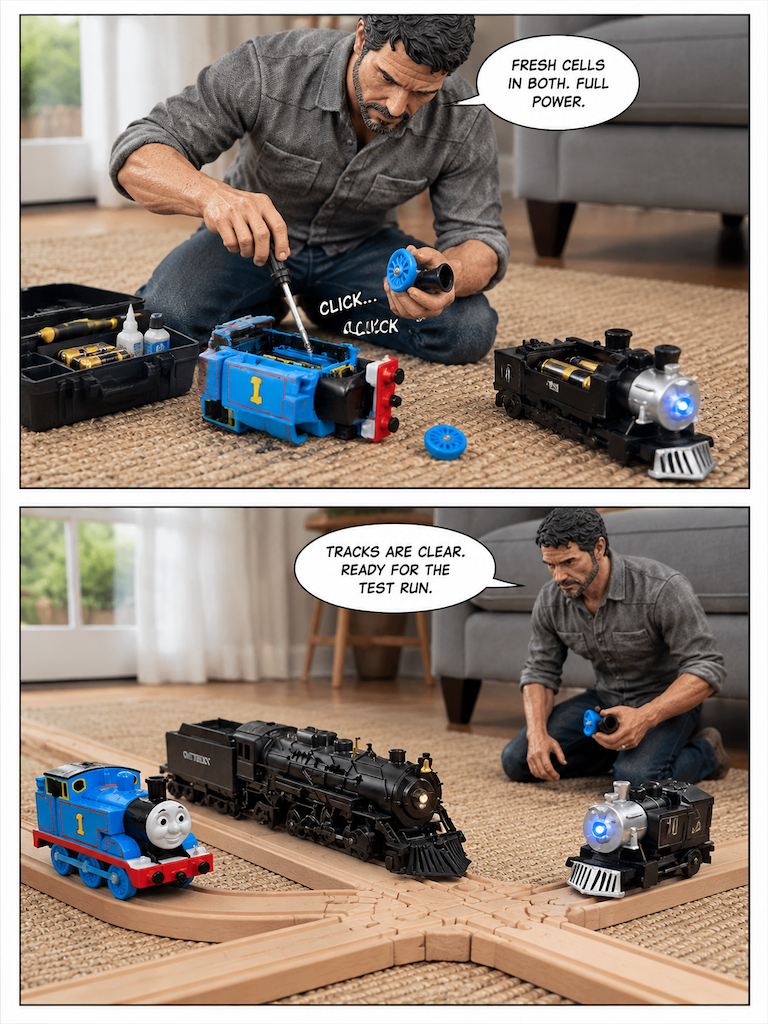 The Dad Repairs The Toys (page 7 of 8)
