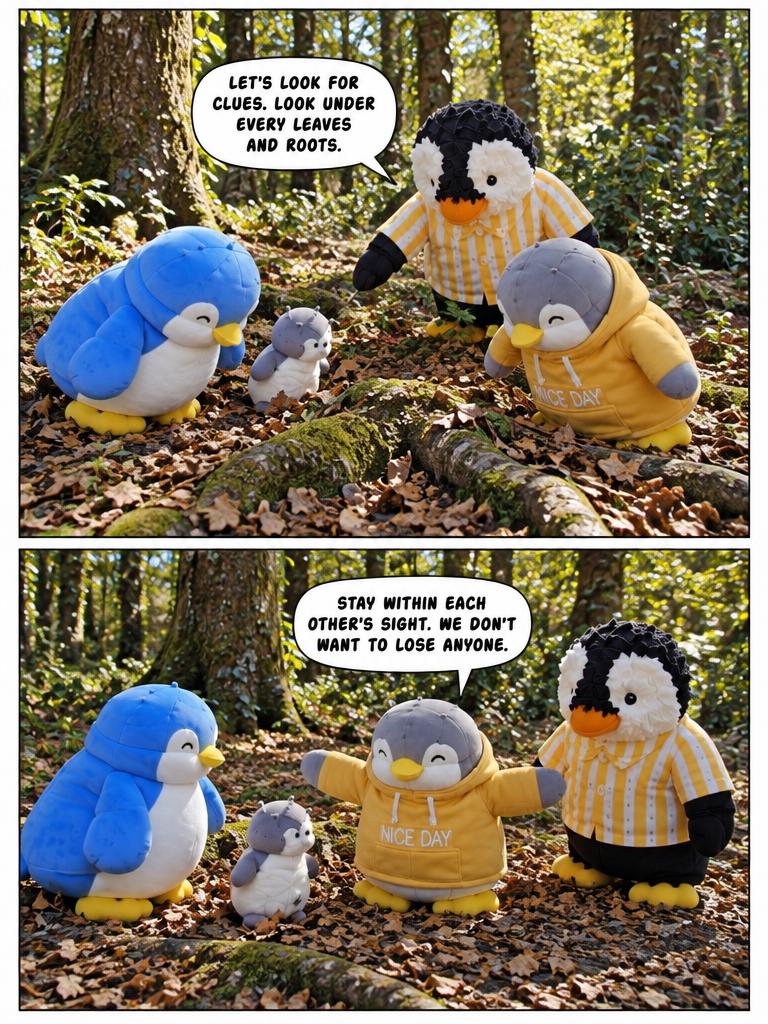 Three Penguin Siblings: The Ancient Root's Secret (page 2 of 4)