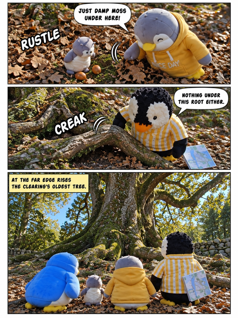 Three Penguin Siblings: The Ancient Root's Secret (page 3 of 4)