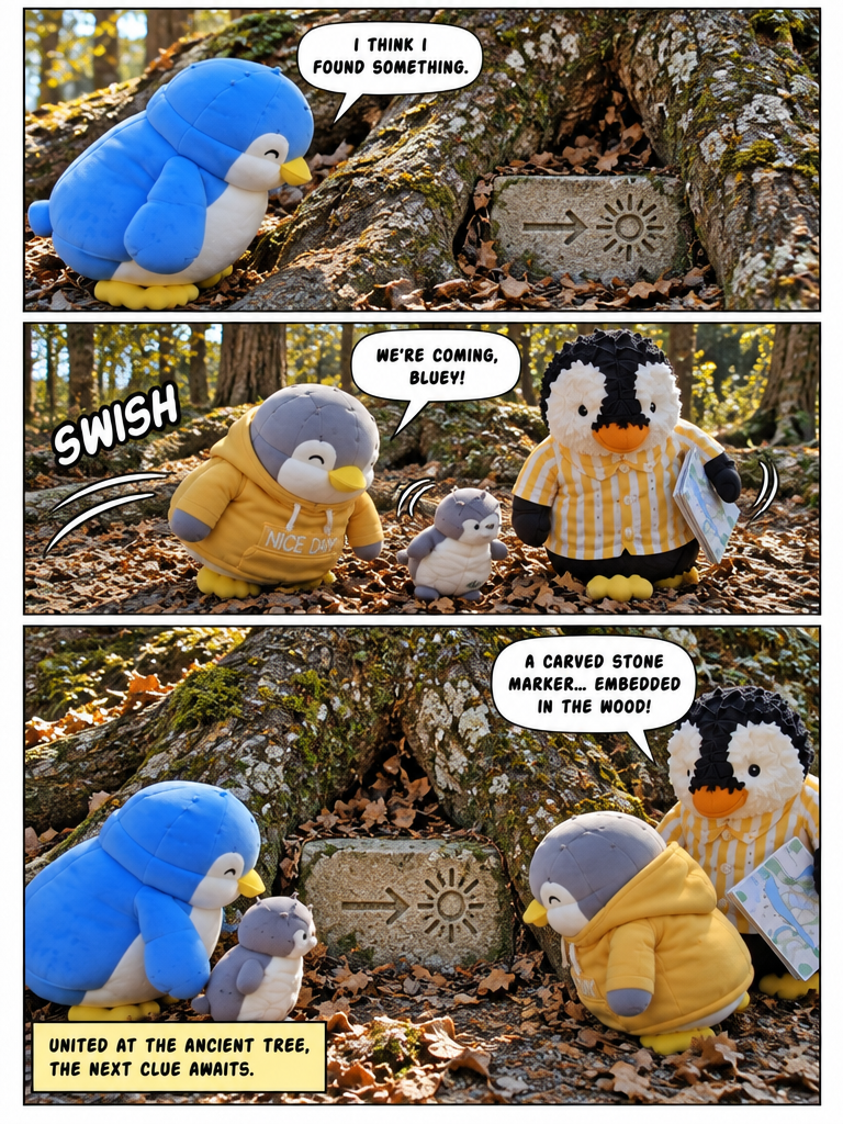 Three Penguin Siblings: The Ancient Root's Secret (page 4 of 4)