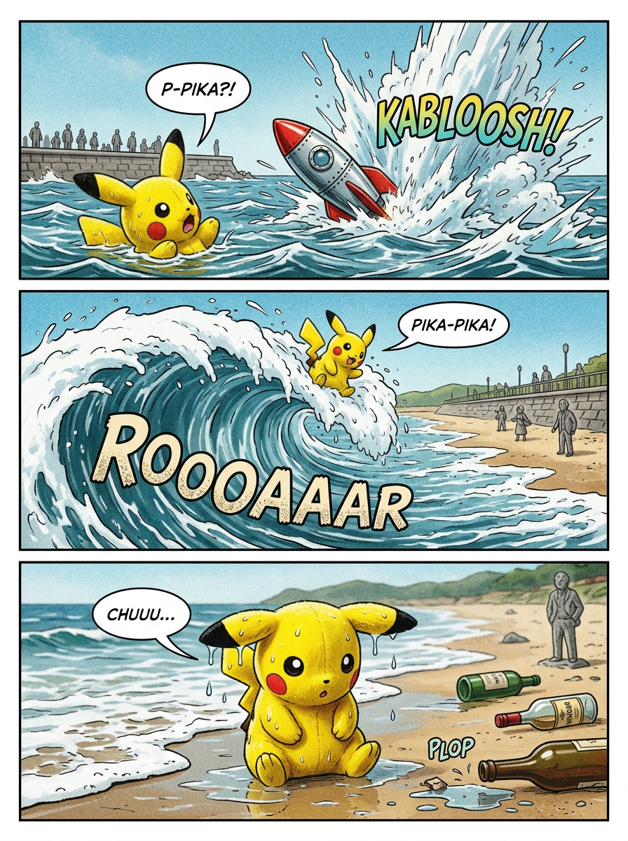 Pikachu's Great Space Splash (page 2 of 12)