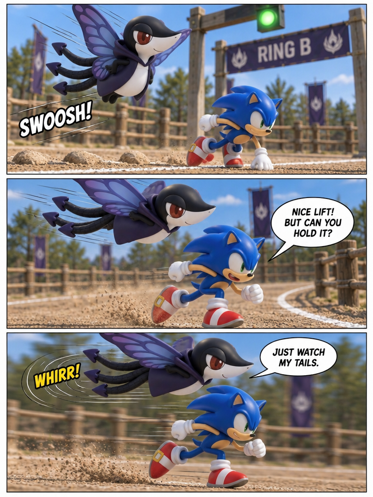 Sprint for the Finish💙⚡️💙 (page 2 of 4)