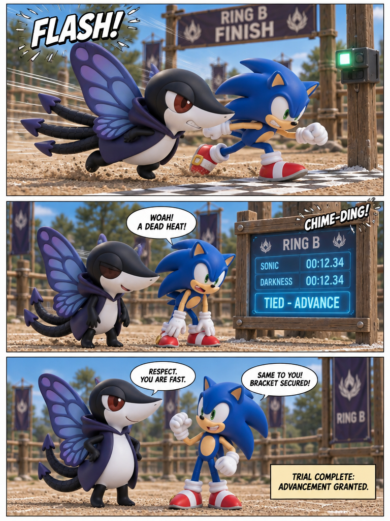 Sprint for the Finish💙⚡️💙 (page 4 of 4)